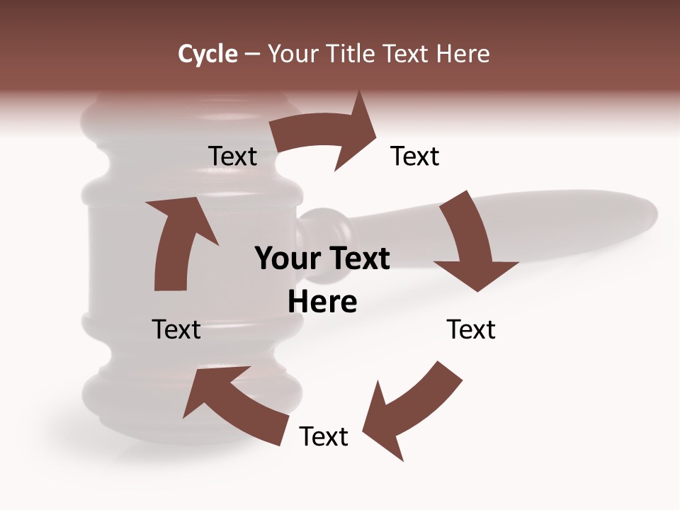 Judge's Gavel PowerPoint Template