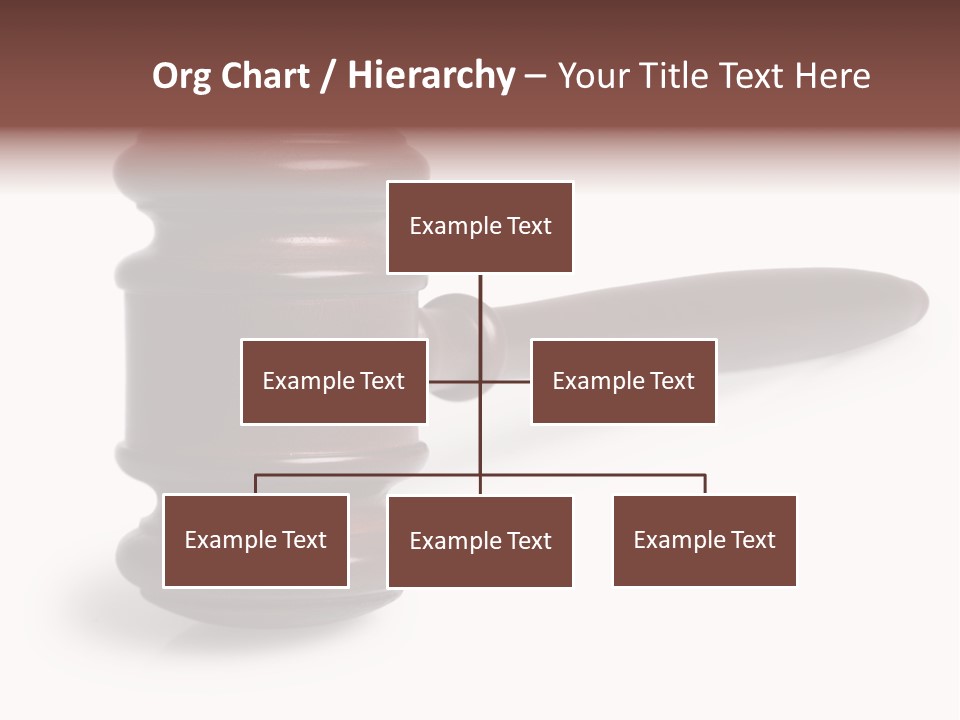 Judge's Gavel PowerPoint Template