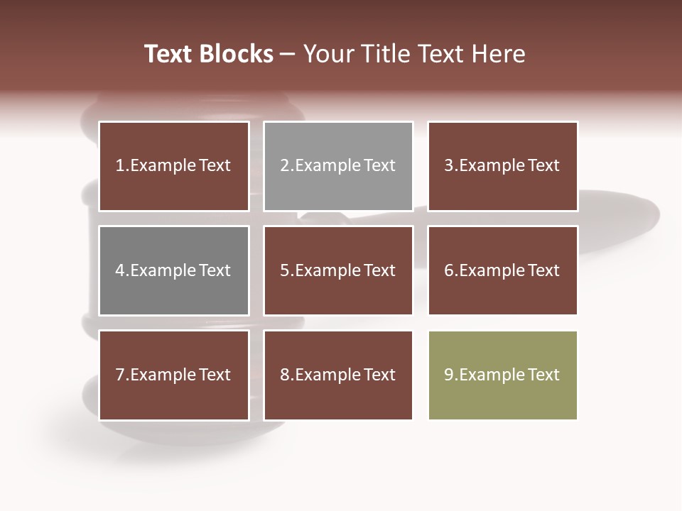 Judge's Gavel PowerPoint Template