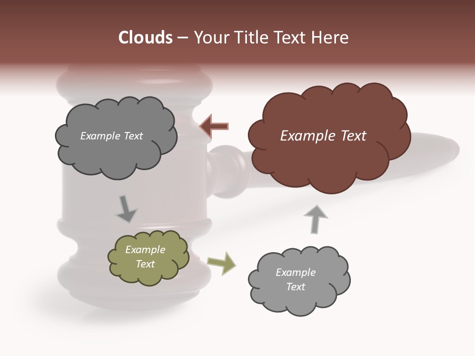 Judge's Gavel PowerPoint Template
