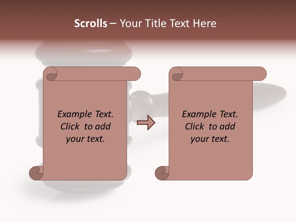 Judge's Gavel PowerPoint Template