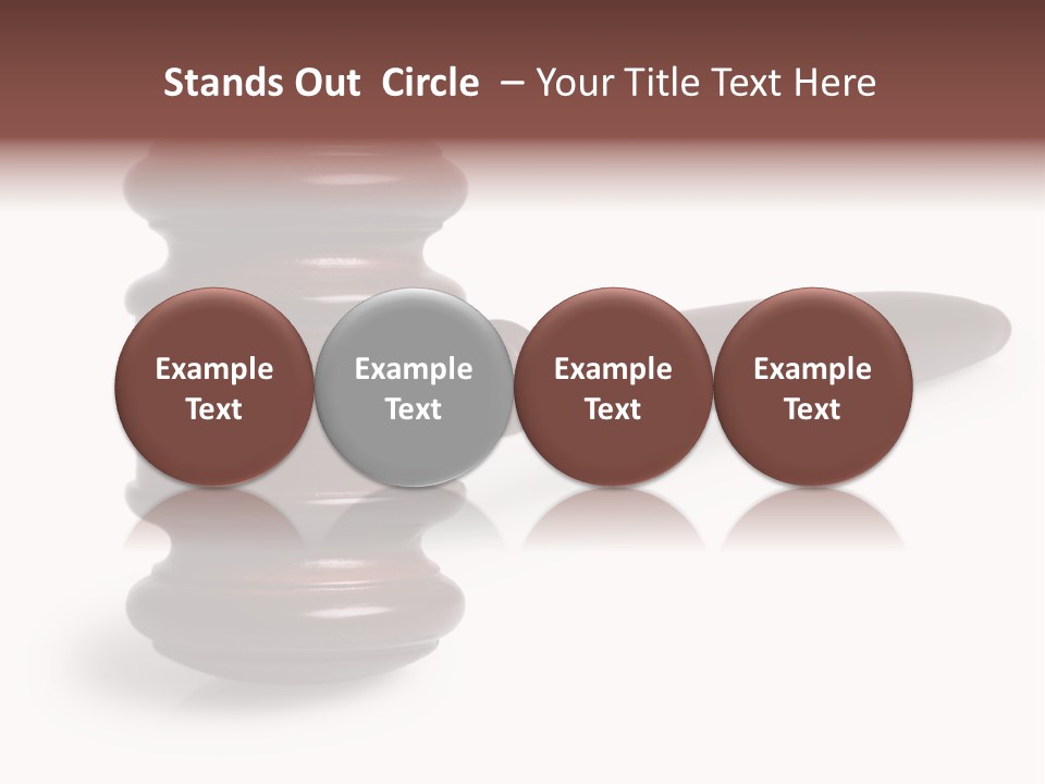 Judge's Gavel PowerPoint Template