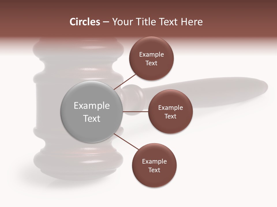 Judge's Gavel PowerPoint Template