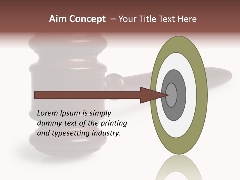 Judge's Gavel PowerPoint Template