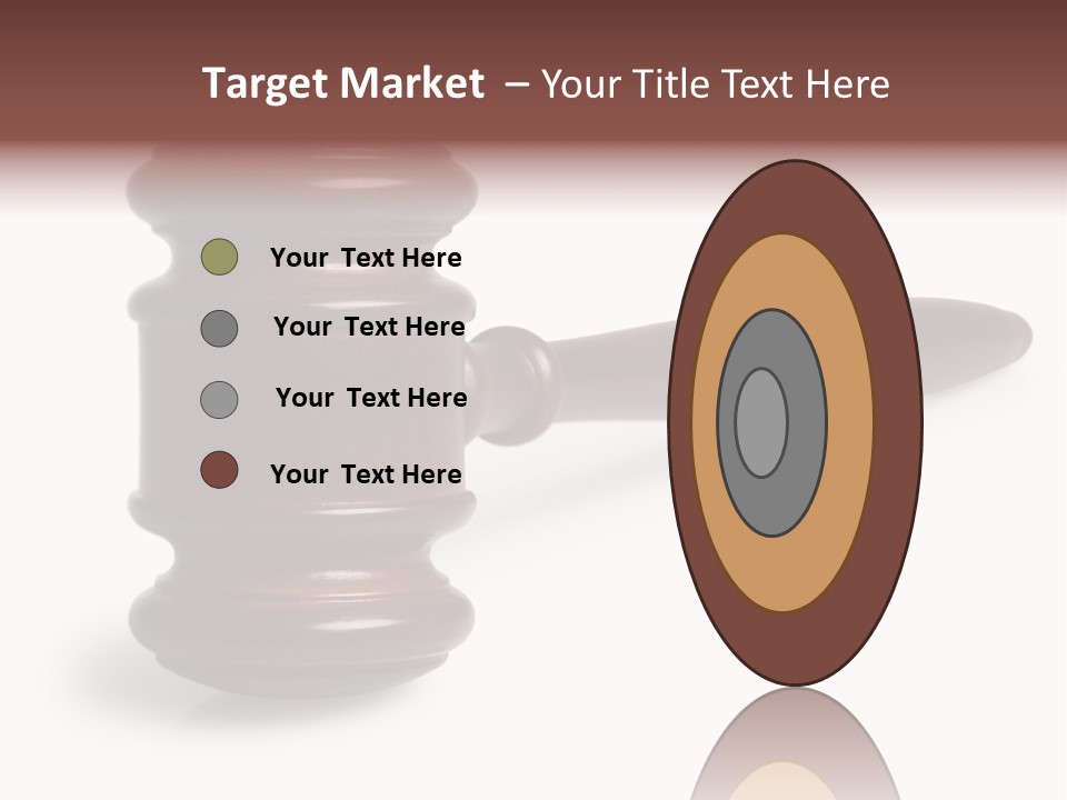 Judge's Gavel PowerPoint Template