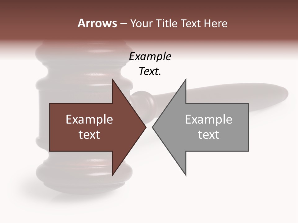 Judge's Gavel PowerPoint Template
