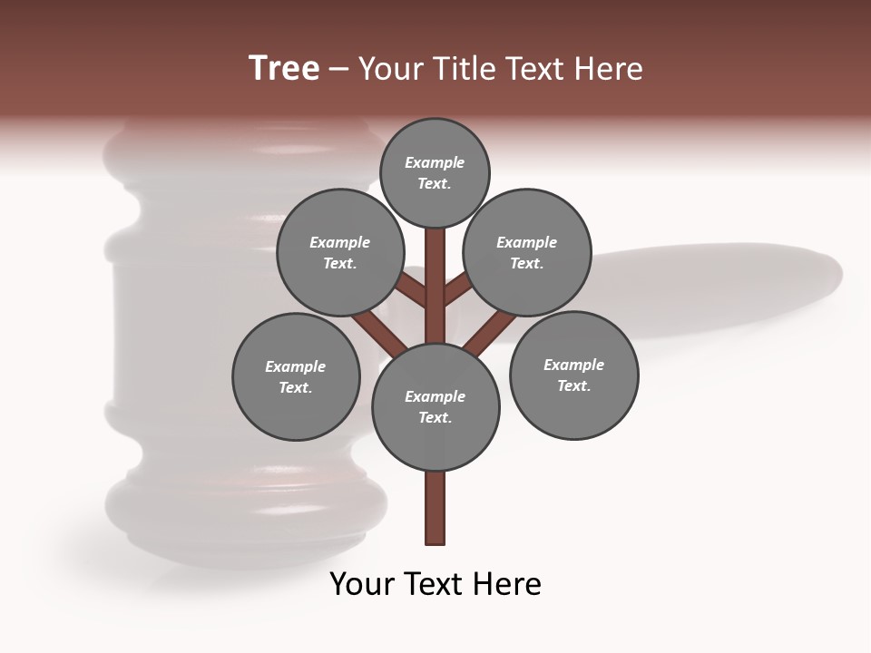 Judge's Gavel PowerPoint Template