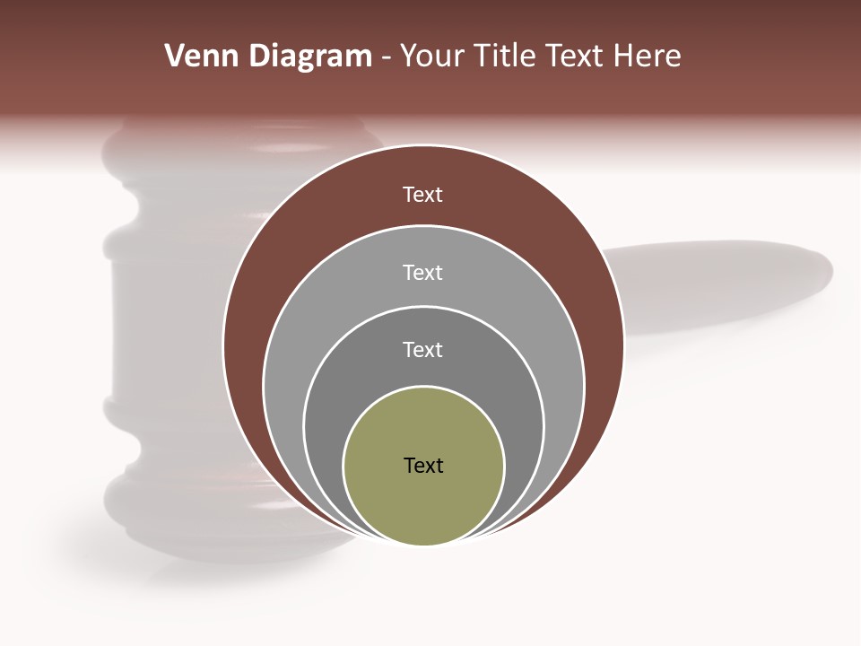 Judge's Gavel PowerPoint Template