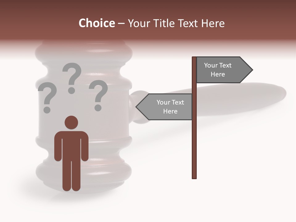 Judge's Gavel PowerPoint Template