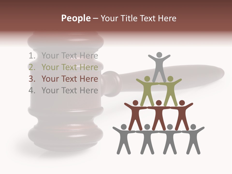 Judge's Gavel PowerPoint Template