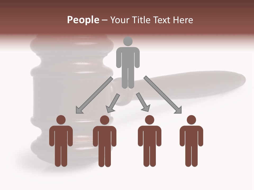 Judge's Gavel PowerPoint Template