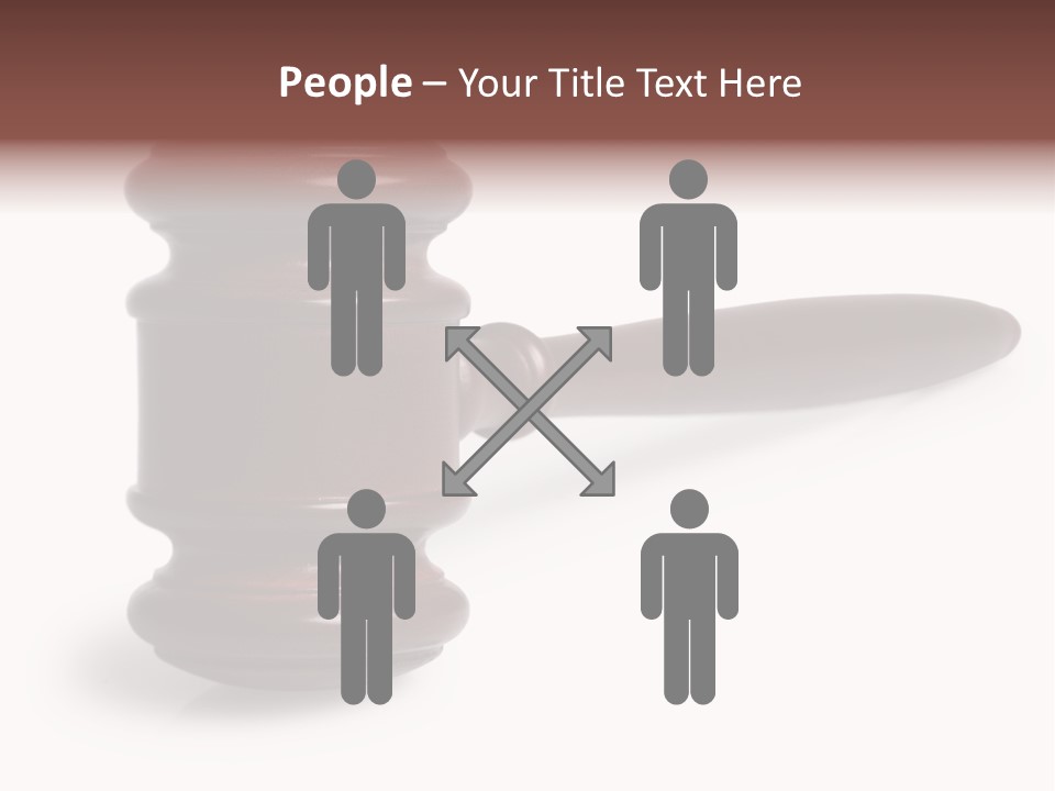 Judge's Gavel PowerPoint Template