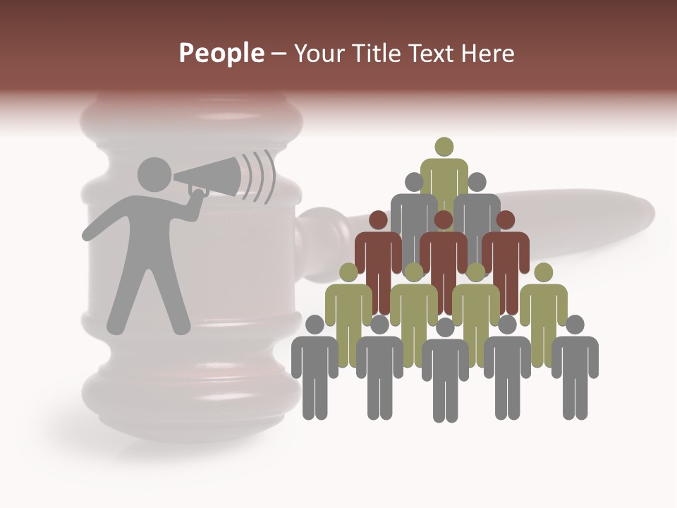 Judge's Gavel PowerPoint Template