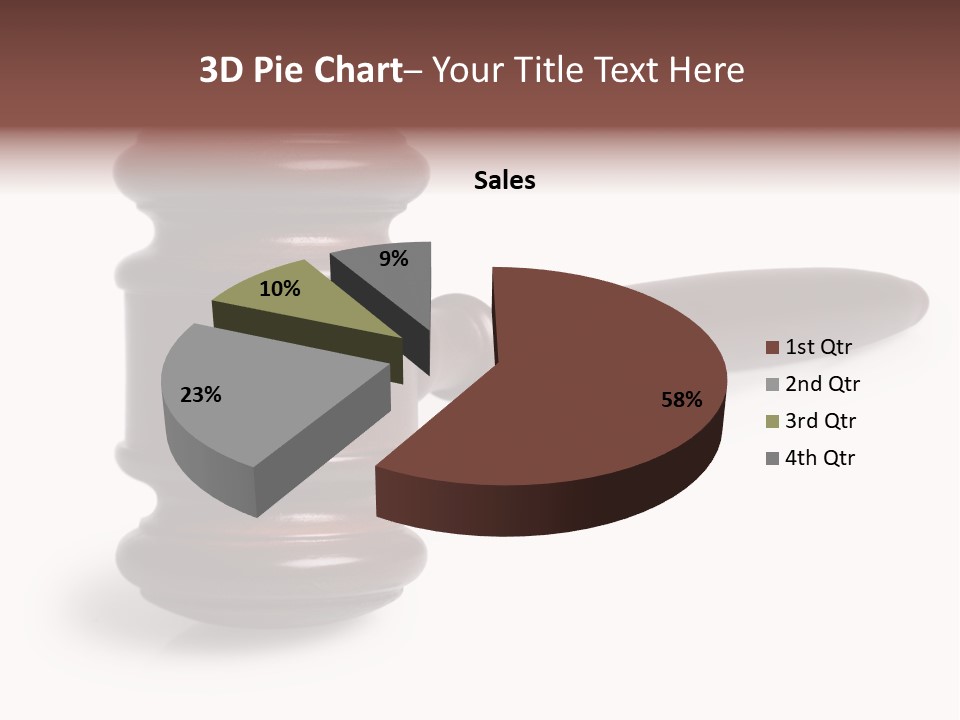Judge's Gavel PowerPoint Template