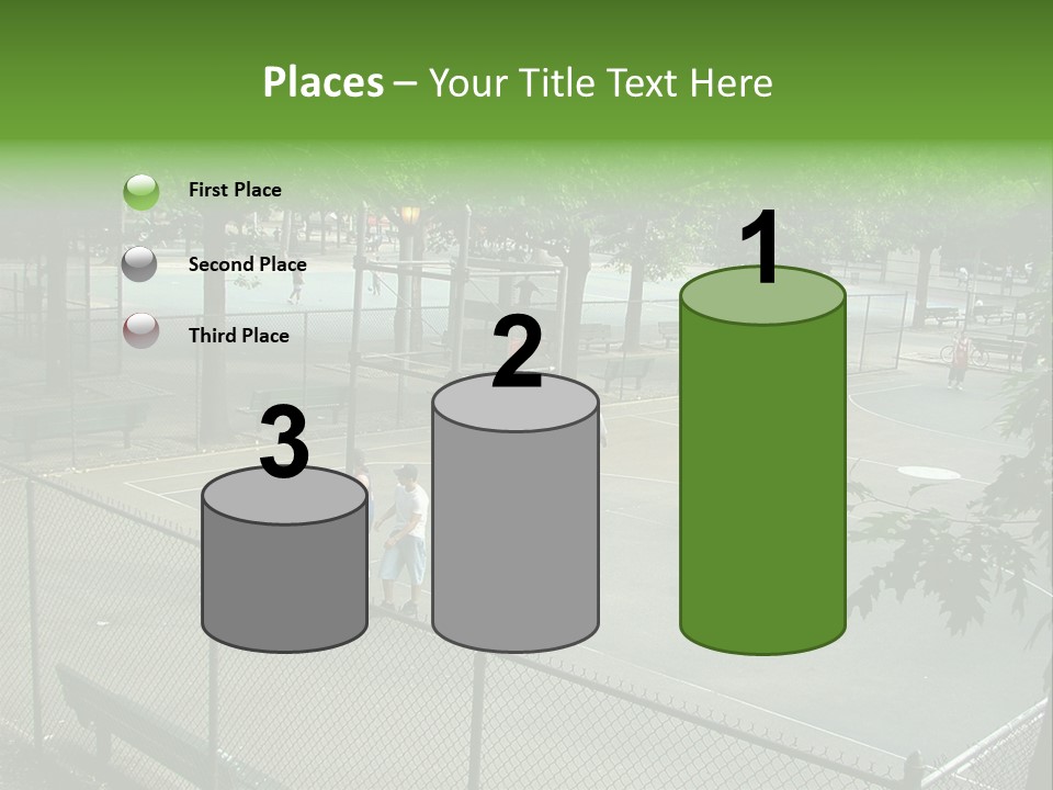 Almost Empty Beach PowerPoint Template