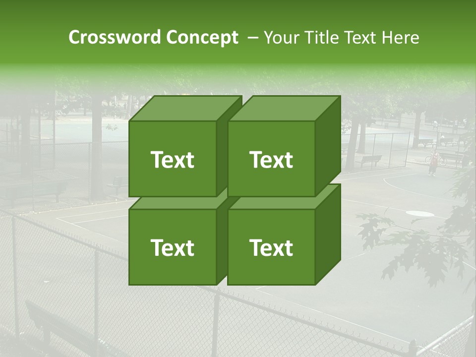Almost Empty Beach PowerPoint Template