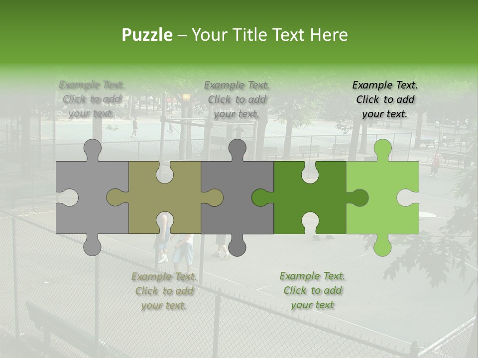 Almost Empty Beach PowerPoint Template