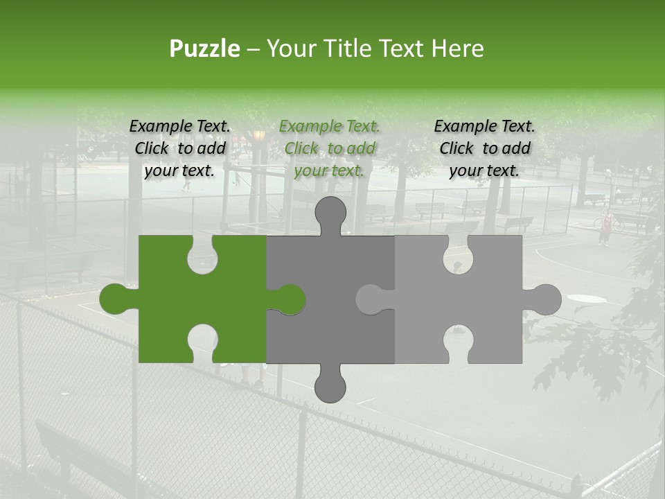 Almost Empty Beach PowerPoint Template