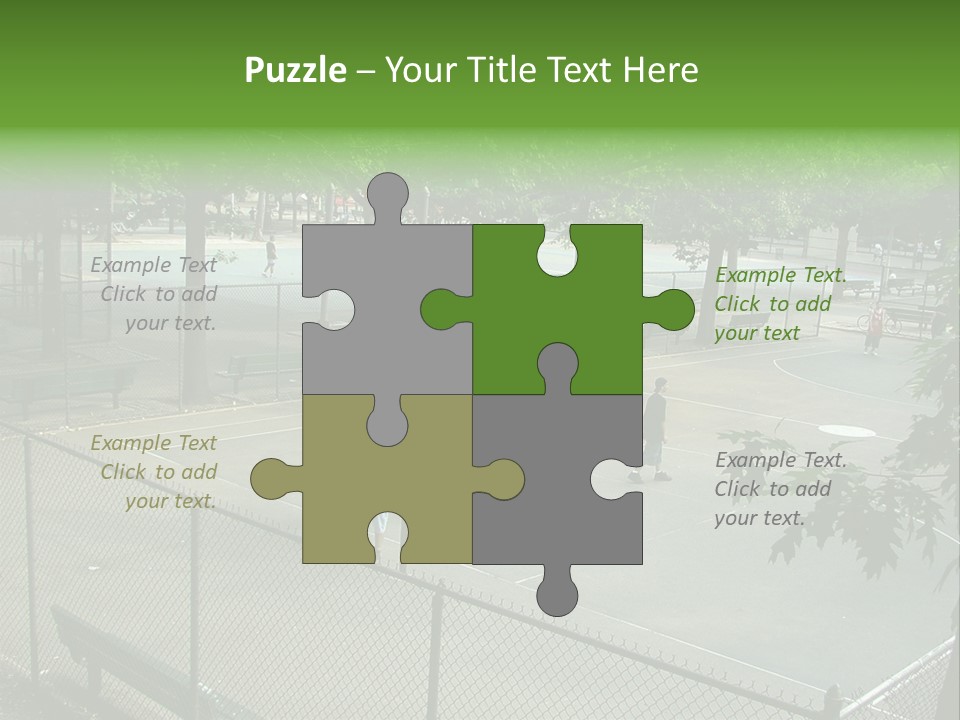 Almost Empty Beach PowerPoint Template