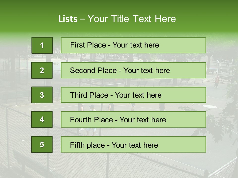 Almost Empty Beach PowerPoint Template