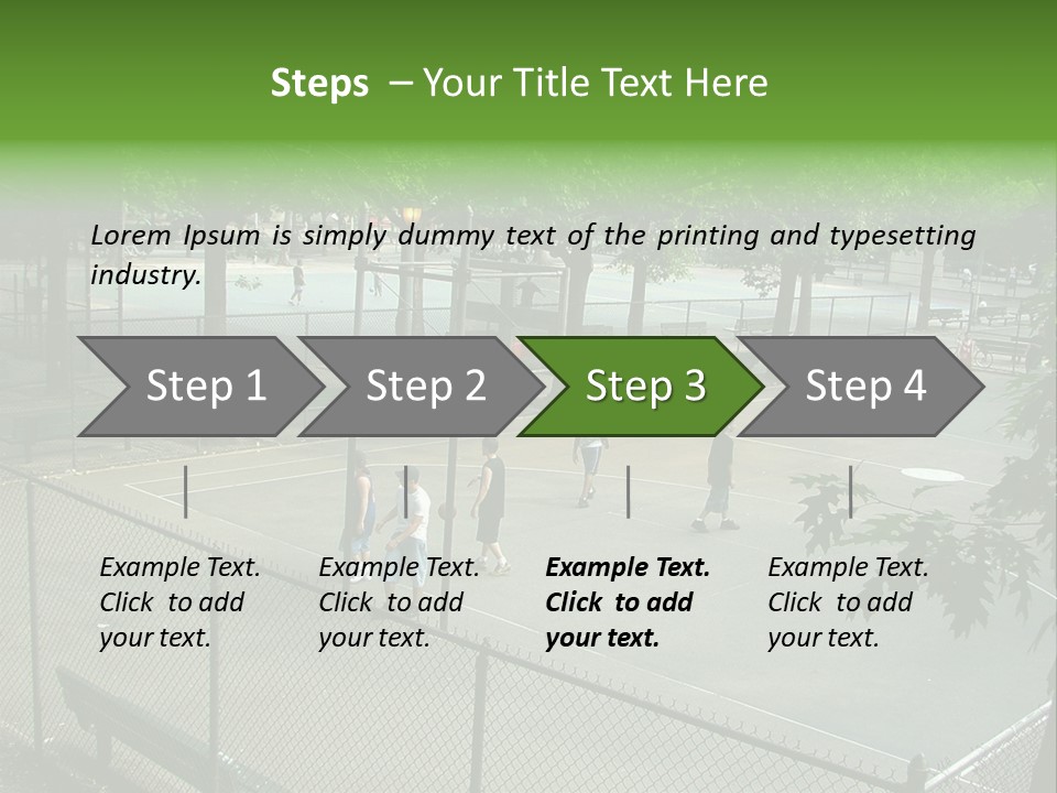 Almost Empty Beach PowerPoint Template