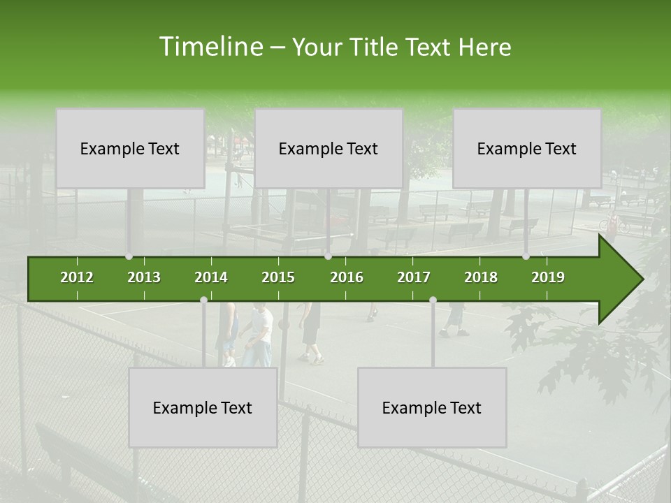 Almost Empty Beach PowerPoint Template