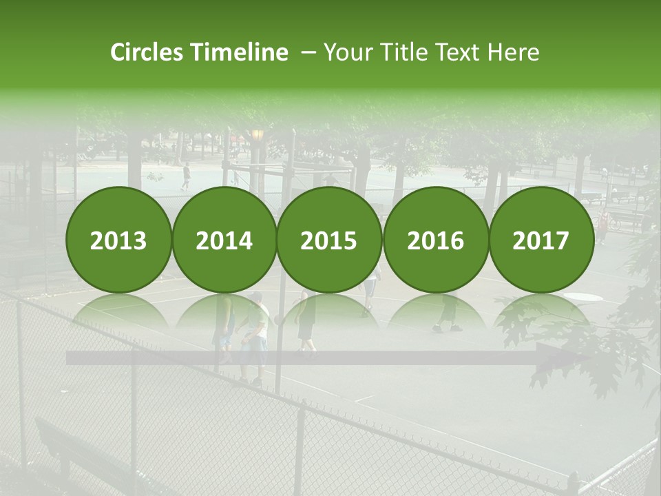 Almost Empty Beach PowerPoint Template