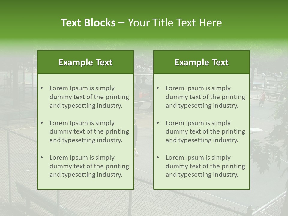 Almost Empty Beach PowerPoint Template