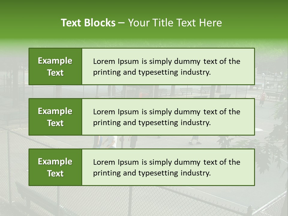 Almost Empty Beach PowerPoint Template