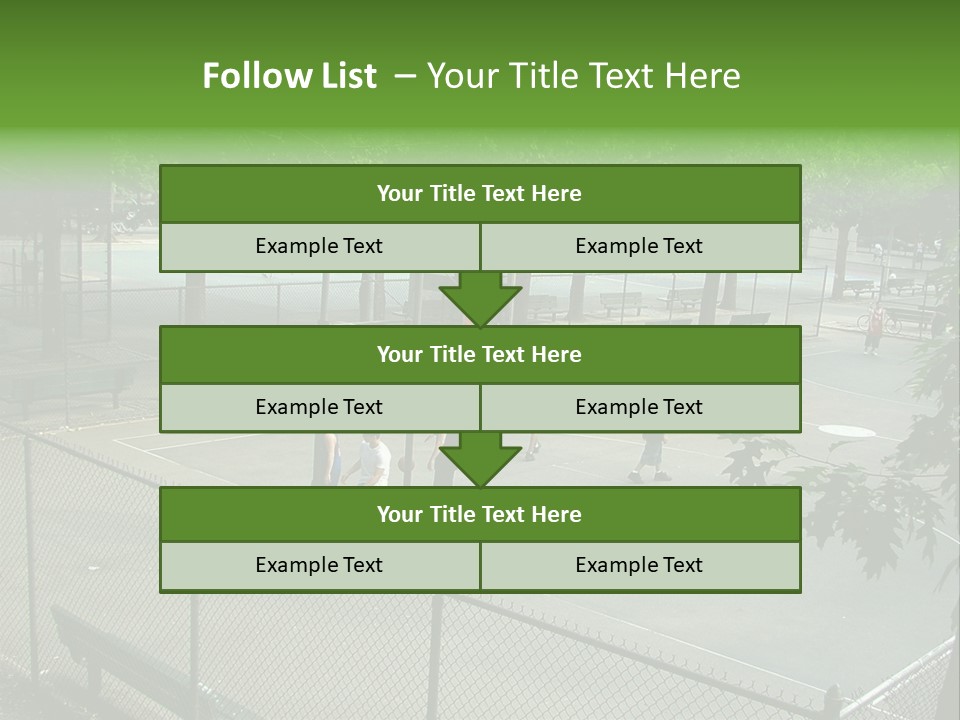 Almost Empty Beach PowerPoint Template