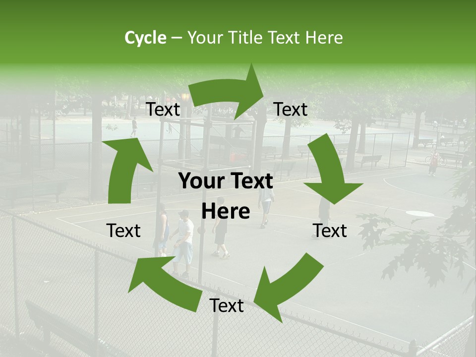 Almost Empty Beach PowerPoint Template