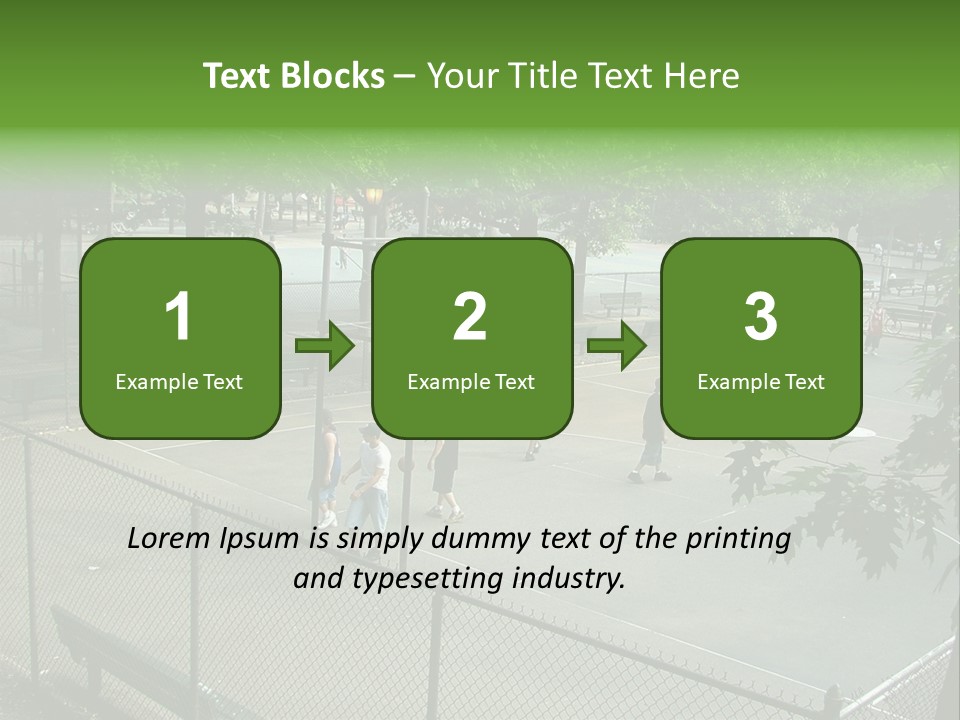 Almost Empty Beach PowerPoint Template