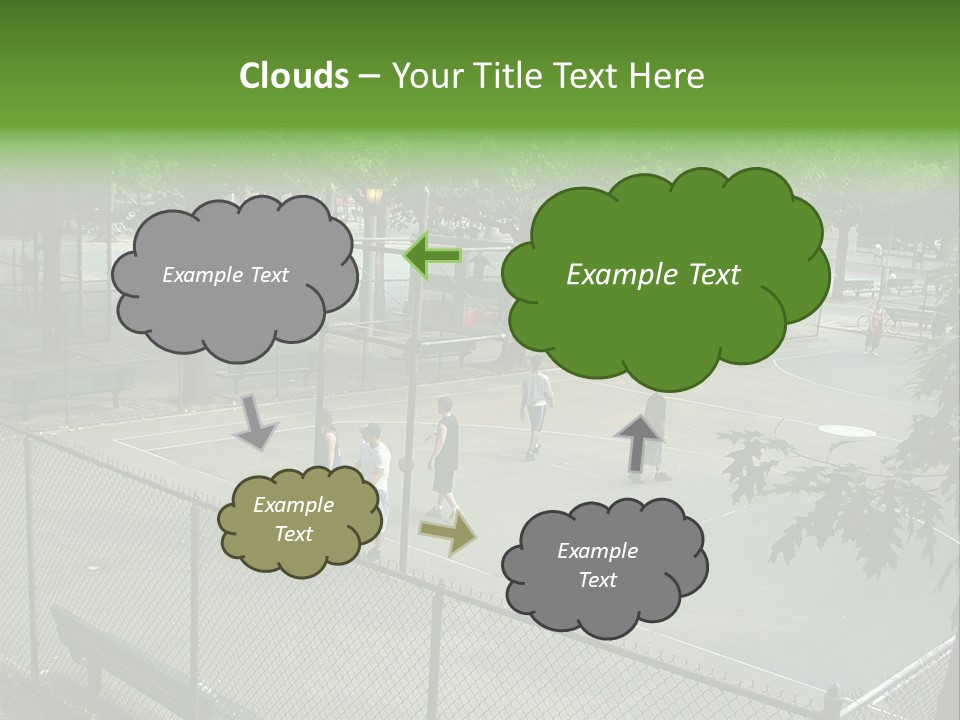 Almost Empty Beach PowerPoint Template