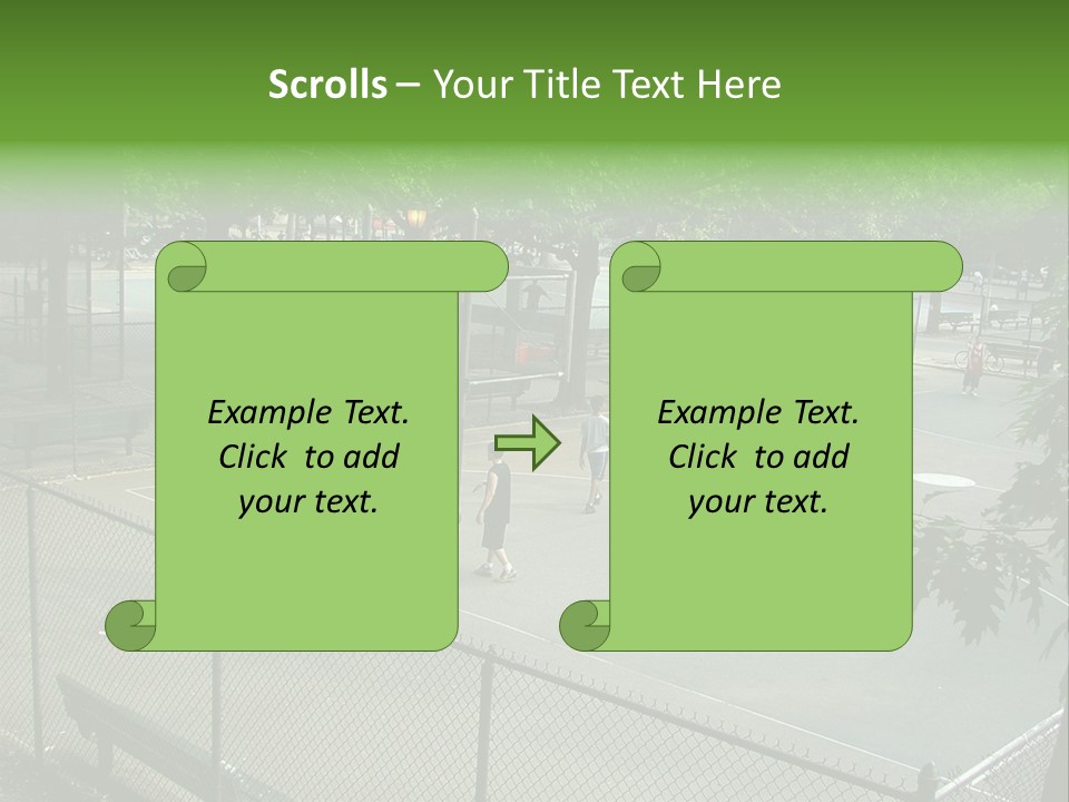 Almost Empty Beach PowerPoint Template