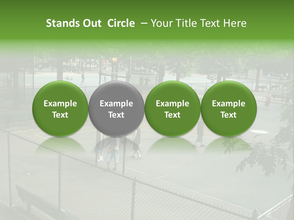 Almost Empty Beach PowerPoint Template