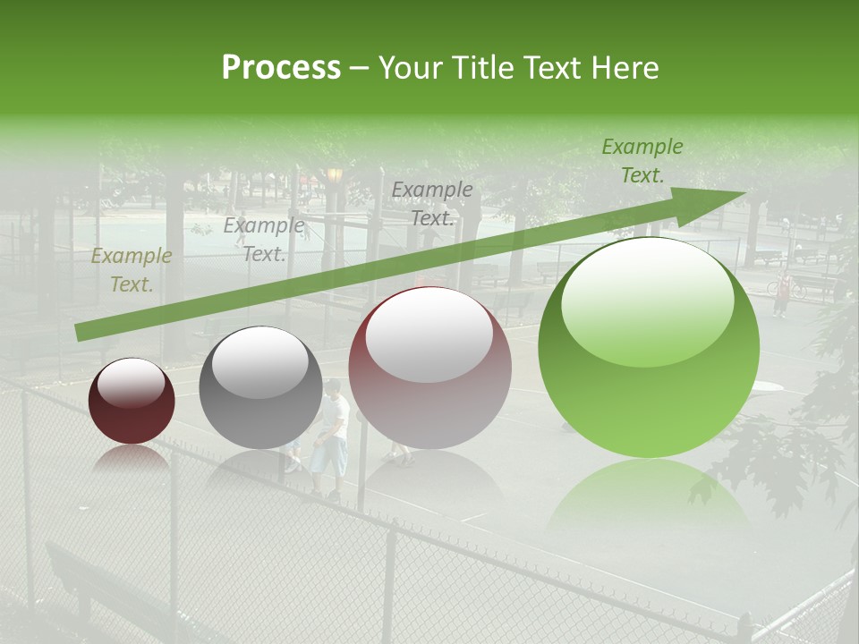 Almost Empty Beach PowerPoint Template