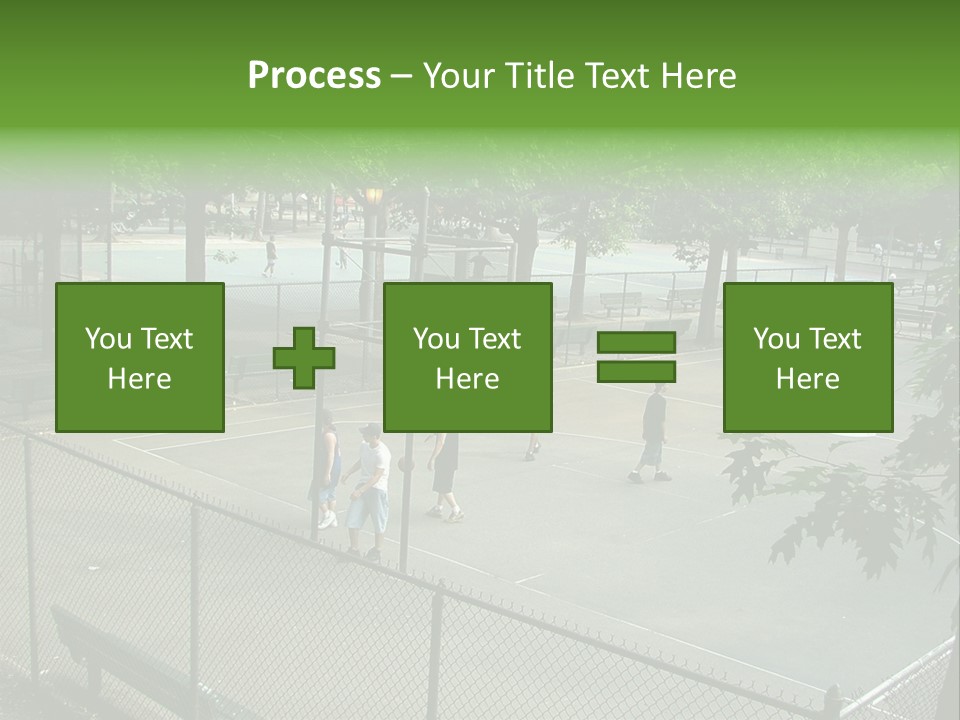 Almost Empty Beach PowerPoint Template