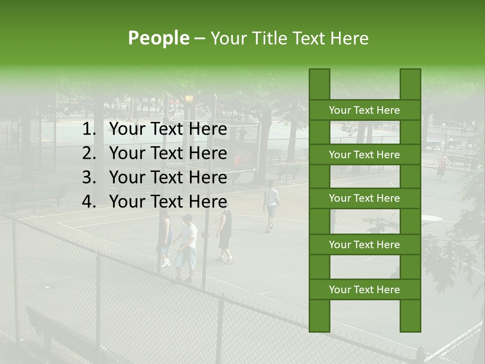 Almost Empty Beach PowerPoint Template