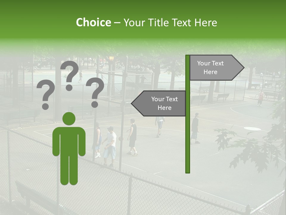 Almost Empty Beach PowerPoint Template