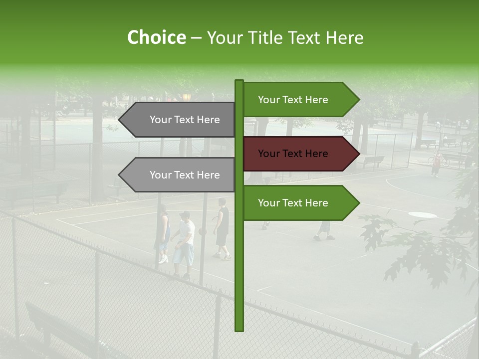Almost Empty Beach PowerPoint Template