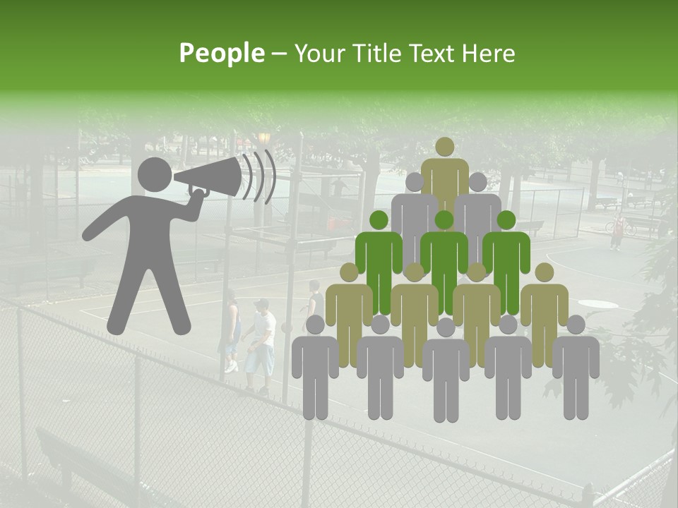 Almost Empty Beach PowerPoint Template