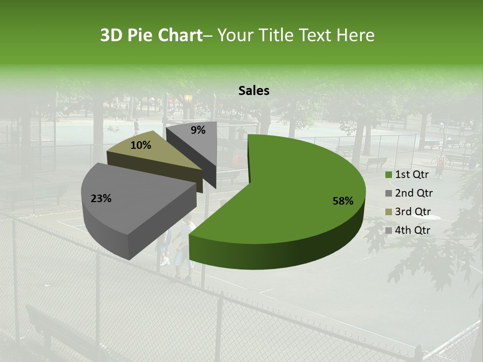 Almost Empty Beach PowerPoint Template