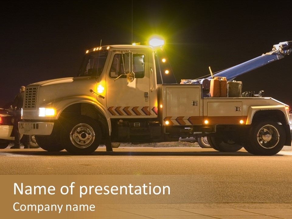 Tow Truck PowerPoint Template