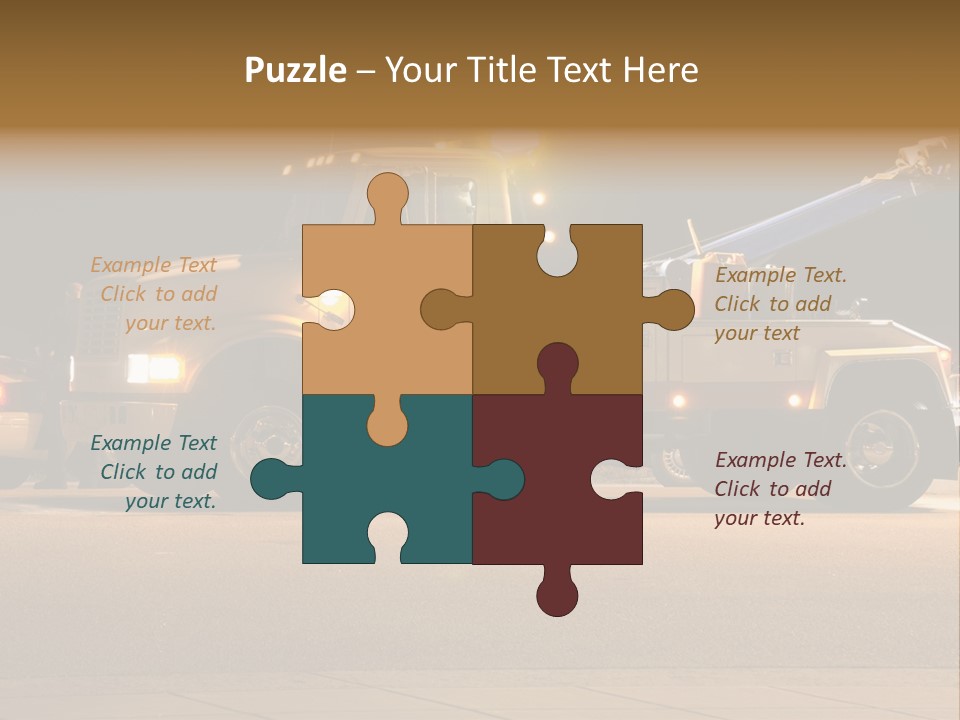 Tow Truck PowerPoint Template