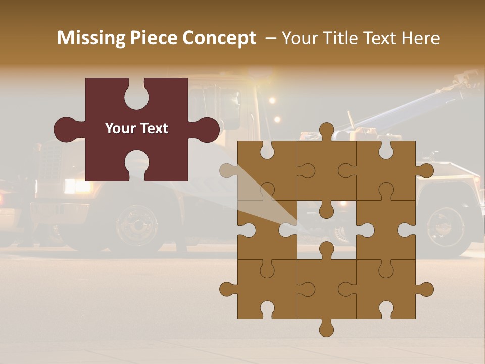 Tow Truck PowerPoint Template