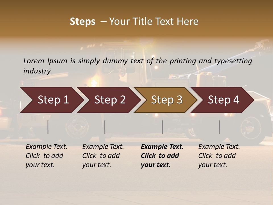 Tow Truck PowerPoint Template