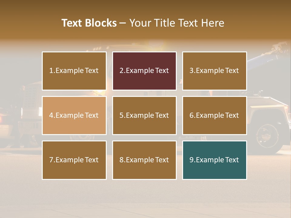 Tow Truck PowerPoint Template