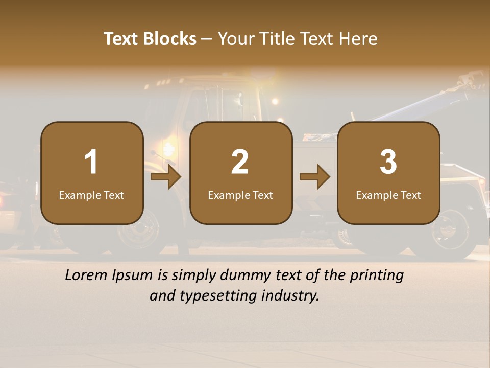 Tow Truck PowerPoint Template