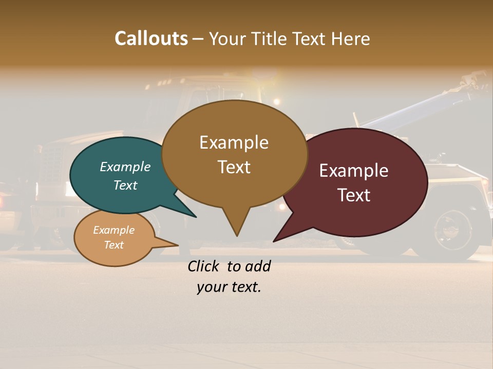 Tow Truck PowerPoint Template