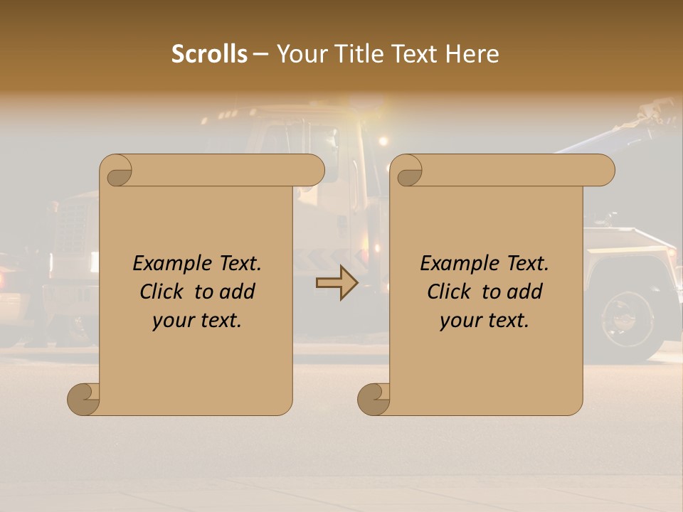 Tow Truck PowerPoint Template